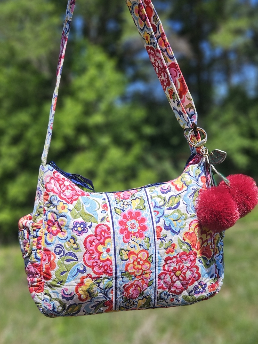 Vera Bradley On The Go Bag In Hope Garden